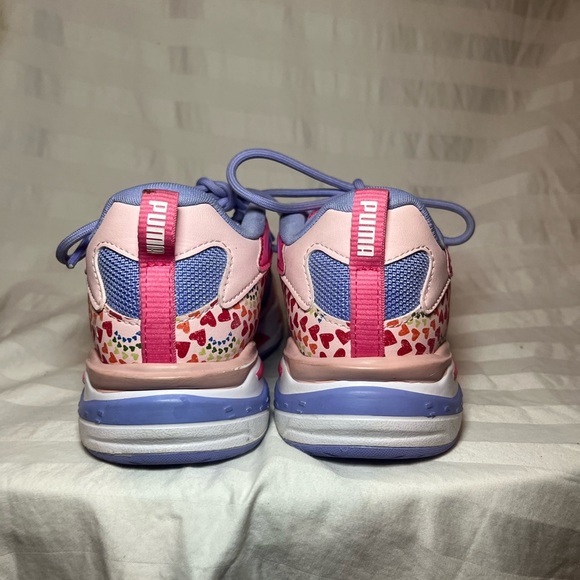 Puma Kids Sneakers in Pink and Purple - Picture 3 of 9